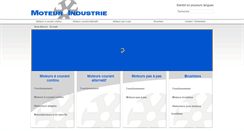 Desktop Screenshot of moteur-industrie.com